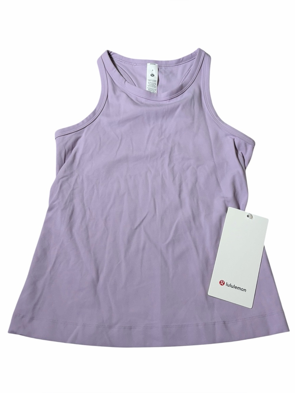 NWT Lululemon Align Waist-Length Racerback Tank Top (Lilac Play) Size 4